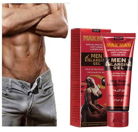 GEL MAX MAN POUR ELARGIR L'APPAREIL SEXUEL ET FAIRE DURER LE PLAISIR !